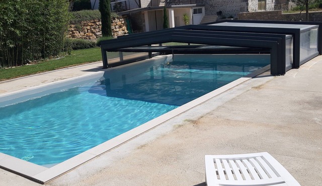 Charming renovated stone house in the countryside with indoor swimming pool