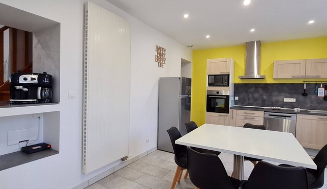 Charming Renovated Home near Verdun with Modern Amenities, Terrace, and Garden