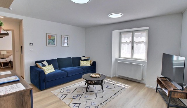 Charming Renovated Apartment for 4 in Alsace Vineyard, Gueberschwihr