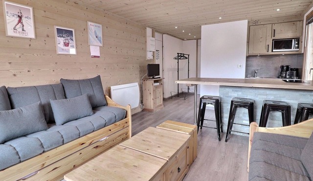 Charming renovated 2-room apartment with south balcony, pets allowed