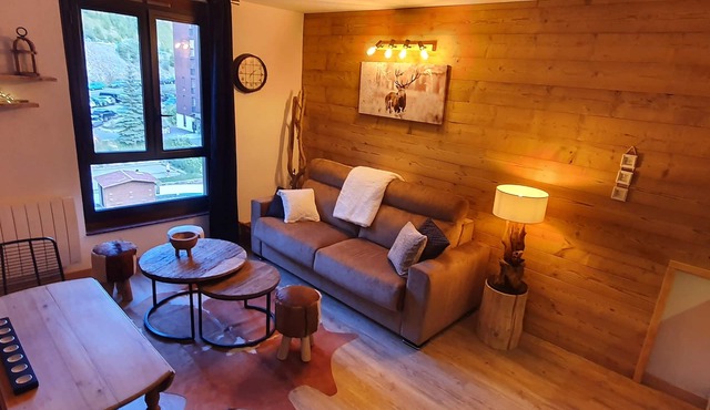 Charming renovated 2-room apartment in the heart of the ISOLA 2000 resort