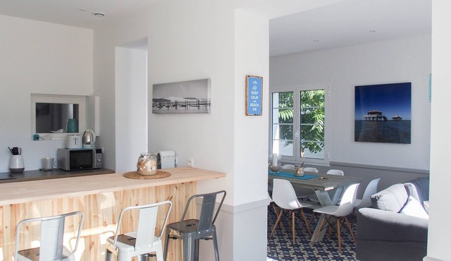 Charming renovated Villa Mimizan beach, the beach within 100 meters!