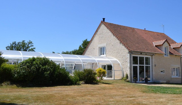 Charming Restored Barn with Heated Pool, Near George Sand's Country
