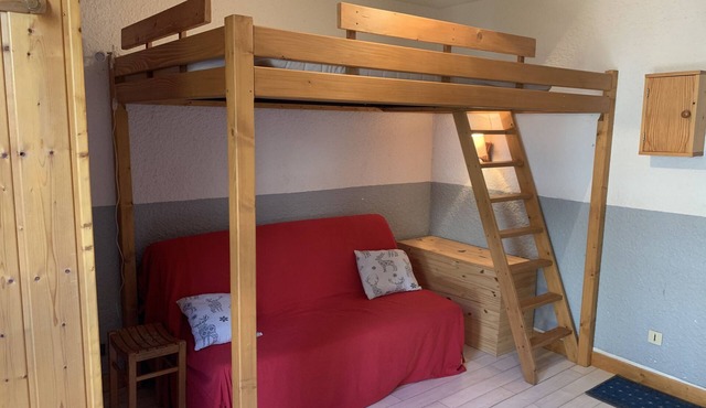 Charming snow front studio