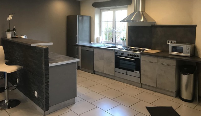 Charming stone cottage in the heart of vic le comte