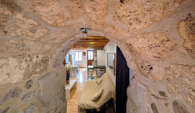 Charming stone house with terrace & barbecue, near valence