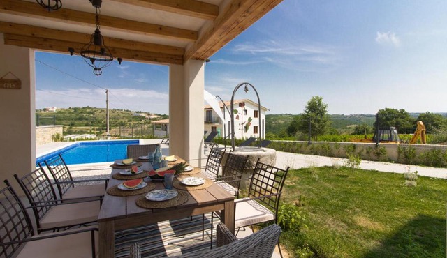 Charming stone villa Duda with private pool and magnificent view