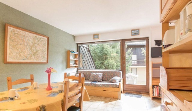 Charming Studio with Garden, Sleeps 4, South-Facing in Serre-Chevalier