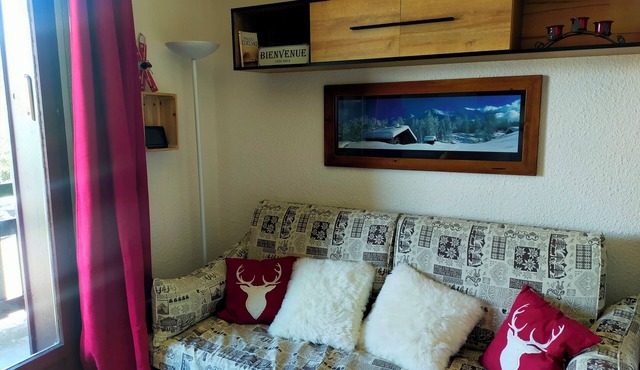 Charming studio, sleeps 4, skis included