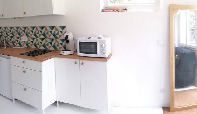 Charming studio - Terrasse - Free Parking