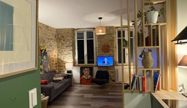 Charming studio with terrace in the heart of Vannes, 5 minutes from the port