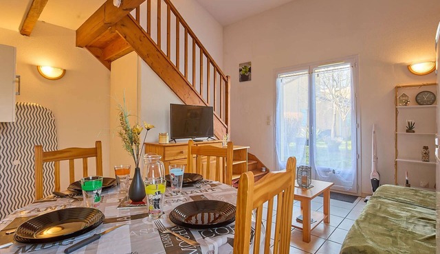 Charming T2 with garden and WiFi in Barbotan-les-Thermes