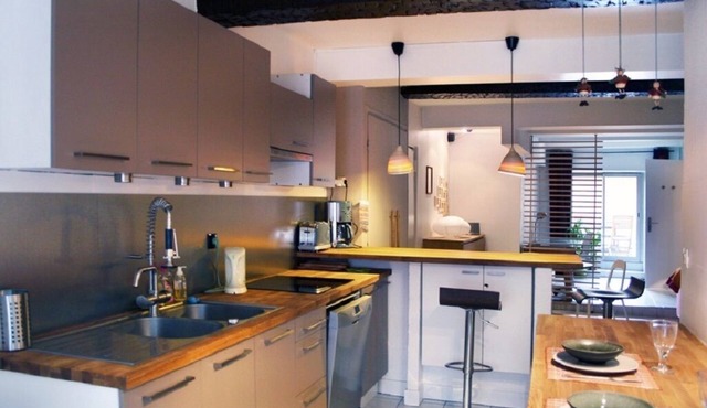 Charming T2, 57m² with 30m² terrace & garage