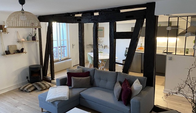 Charming T3 in the heart of town with parking