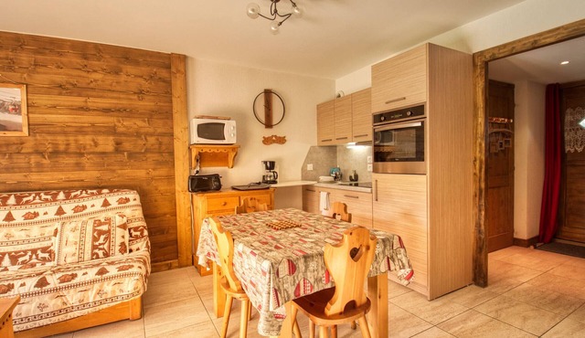 Charming T3 with terrace and mountain view, 2 bedrooms in Morillon