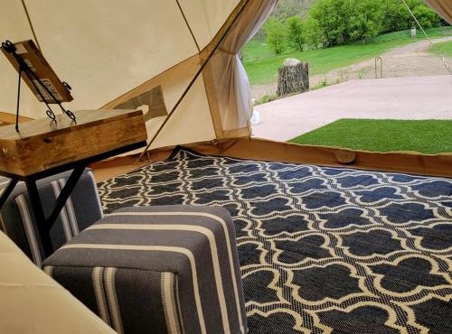 Charming Tent with Fire Fit and Barbecue in Saint Croix Falls, Wisconsin