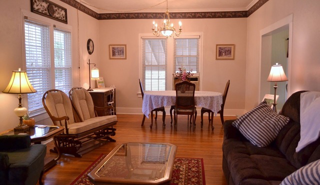 Charming townhouse, sleeps eight.
