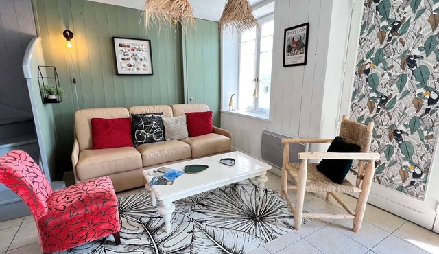 Charming two-storey village house with courtyard