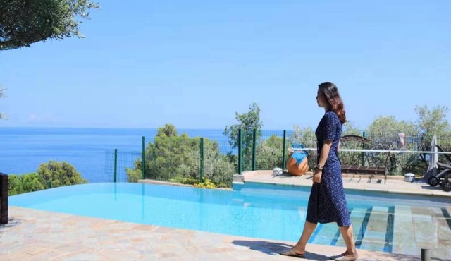 Charming villa facing the sea