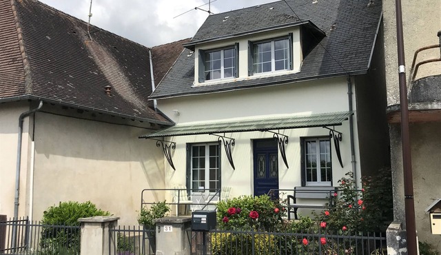 Charming village house at the foot of a fairytale castle