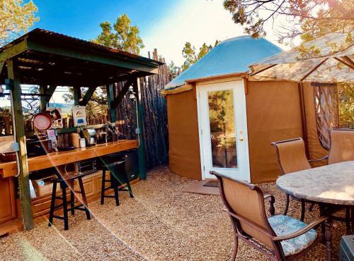Charming Yurt in Cibola National Forest near Albuquerque, New Mexico