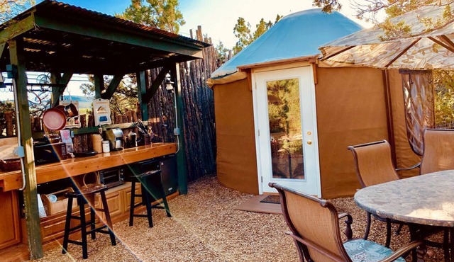 Charming Yurt in the Cibola National Forest near Albuquerque, New Mexico