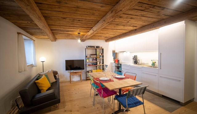 Chasa Bijou: Idyllic 3-room apartment in the quiet mountain village of Ftan