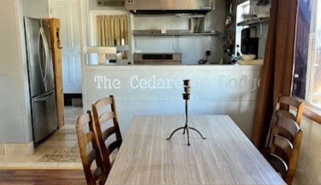 Chase Snow, Then Chill Next to The Fireplace in Unit 11 at the Cedaredge Lodge