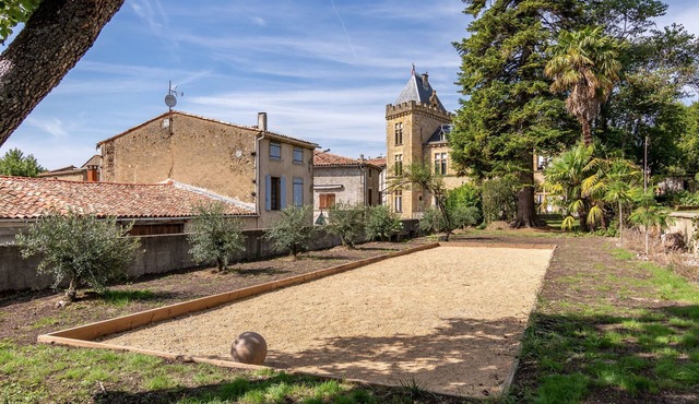 Chateau in charming French village designed by nobility, gorgeously renovated.