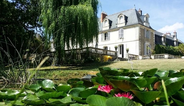 Chateau Loire river with heated pool, tree house, tennis