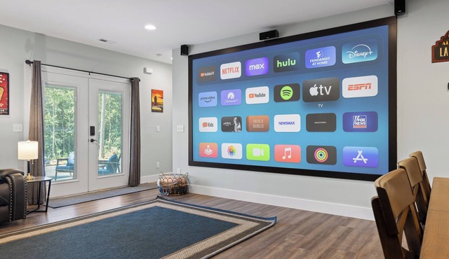 Chatt Vistas-2bd2ba- Fire Pit Terrace - Theater - Sleeps8+