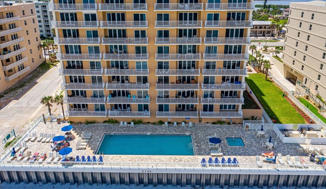 Check out this Condo Best Beach Location and Building in Daytona Beach Shores