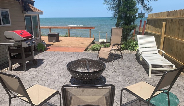 Check out the incredible view of Lake Huron!