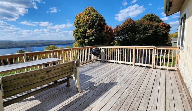 Cheerful 2 Bedroom lake view flat on the Seneca wine trail