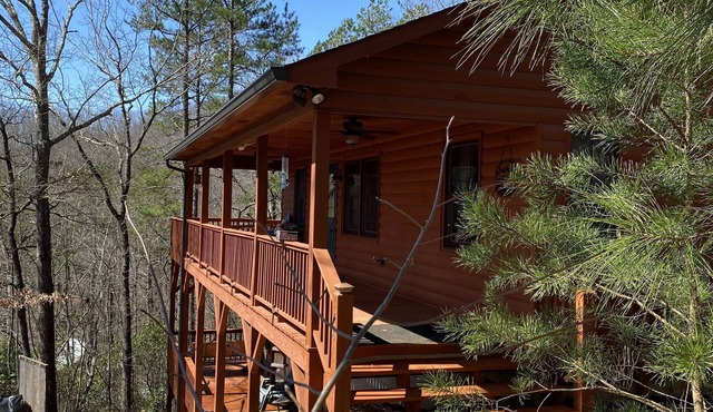 Cheerful quiet mountain cabin on outer edge of Murphy
