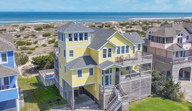 Cheerio - Oceanfront Escape with Private Pool, Elevator, Hot Tub, & Game Room