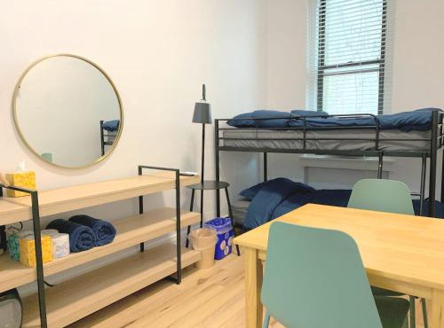 Chelsea Studio-Shared Bathroom with Kitchen Twin Bunk Bed