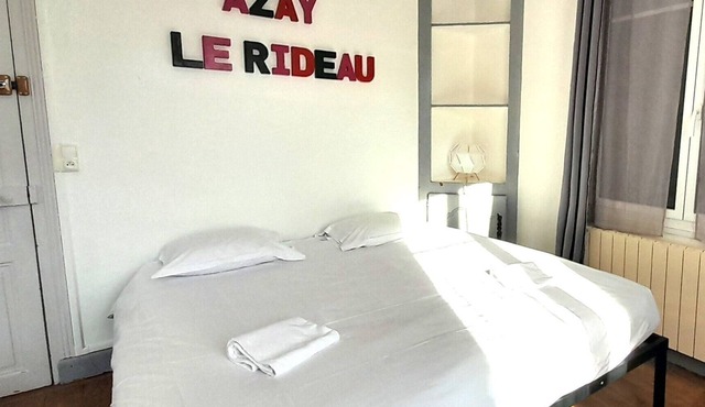 Chez Benjamin -> Studio facing Château d'Azay