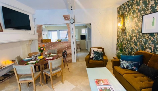 Chez Brigitte, Maison de Ville en pan de Bois, Cour Intérieure