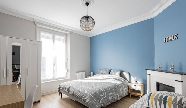 ⭐Chez le Cozy Rémois🥂 Self Check In⭐WiFi⭐