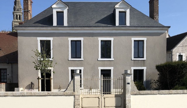 CHEZ LULU, town house overlooking the Beuvron