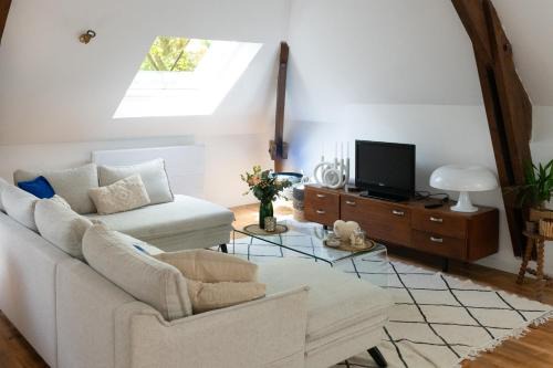 Chez Manou, appt spacieux et élégant proche mer