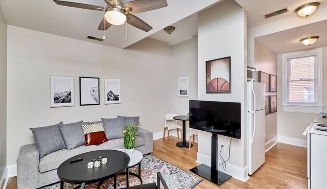 Chic 1/1 apartment in Historic area, near SLU, CWE, and Grand Center-Apt G
