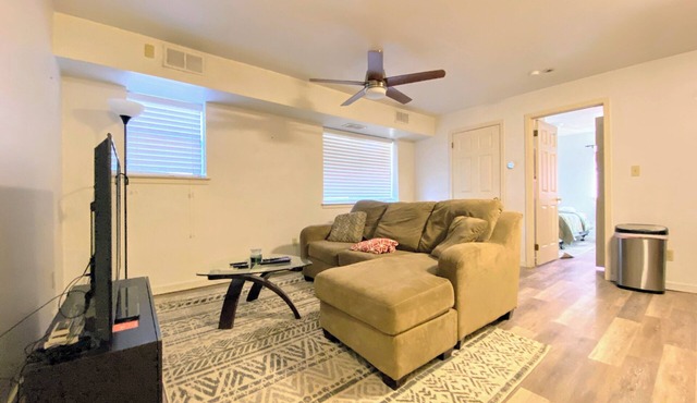 Chic 1-bedroom apartment with AC, WiFi in vibrant Wilmington with Laundry