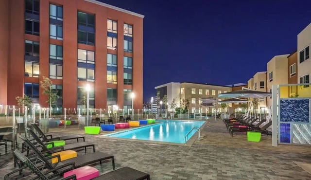 Chic 1-bedroom with fitness room and WiFi in wonderful San Francisco