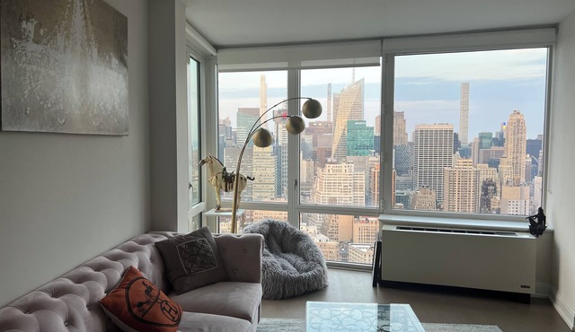 Chic 1-bedroom with WiFi, fitness room in marvelous New York