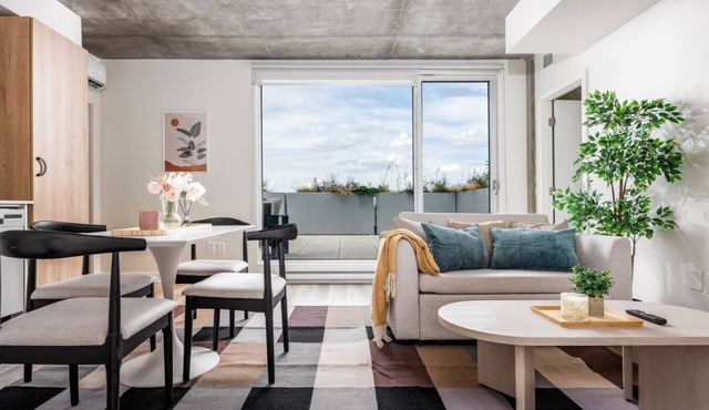 Chic 1BR+ Huge Private Terrace-Heart of Montreal