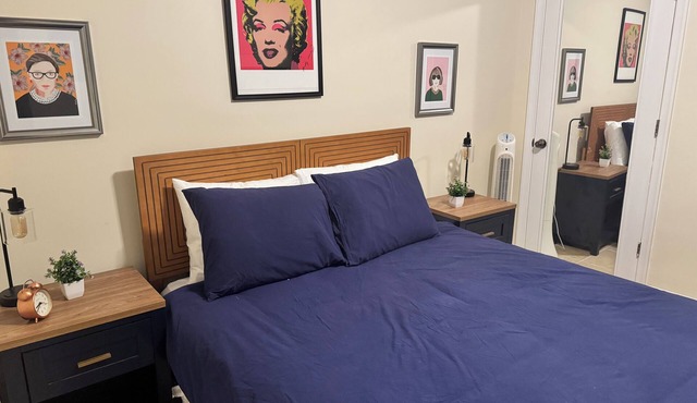 Chic 2-bedroom townhome with WiFi and AC in vibrant Columbia Heights in DC