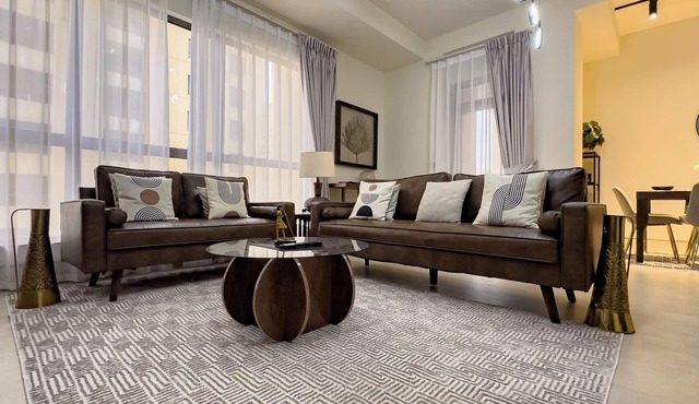 Chic 2BR Beachfront Residence at Amwaj 4- 2201