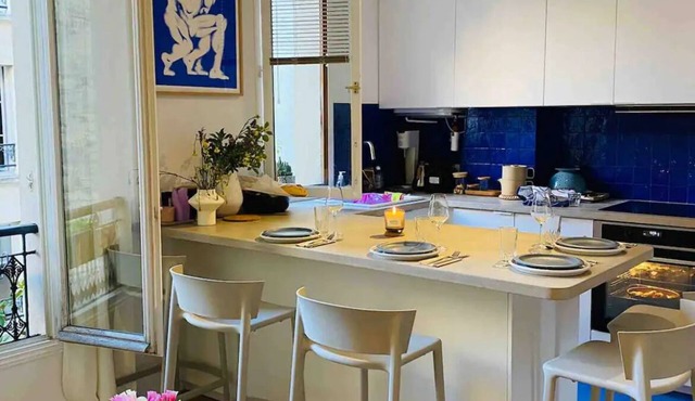 Chic 3 Pièces Familial Pour Bébé au Cœur de Paris